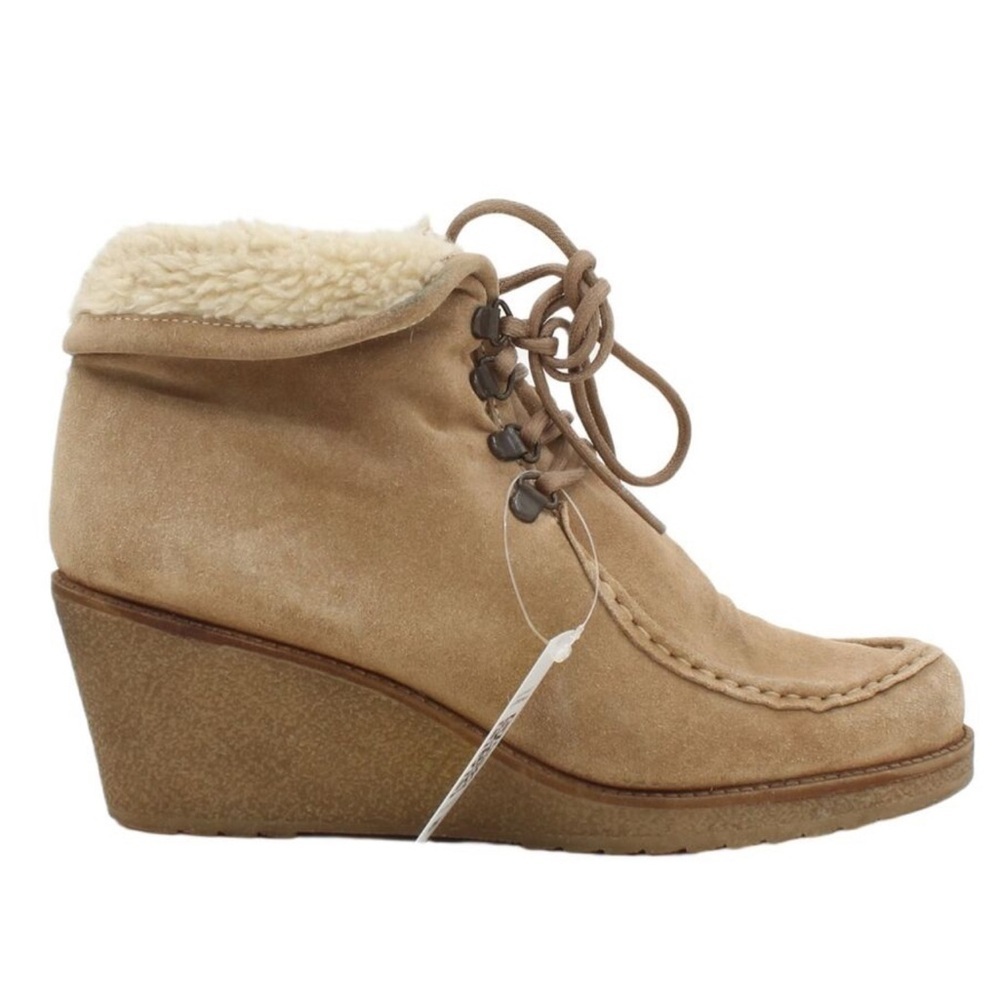 French Connection | Suede Fleece Lined Wedge Boots